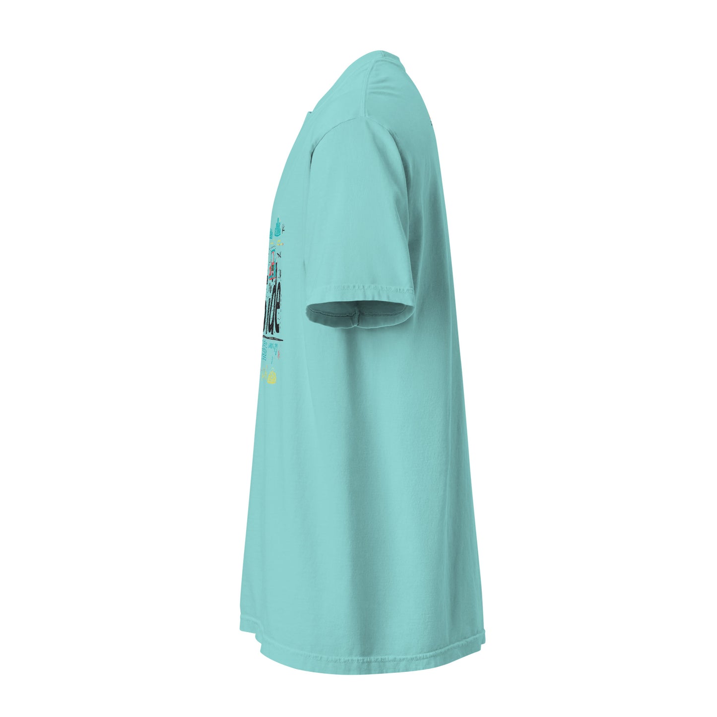 WE OUT SIDE - Unisex garment-dyed heavyweight t-shirt