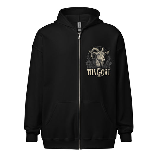 Tha Goat - heavy blend zip hoodie