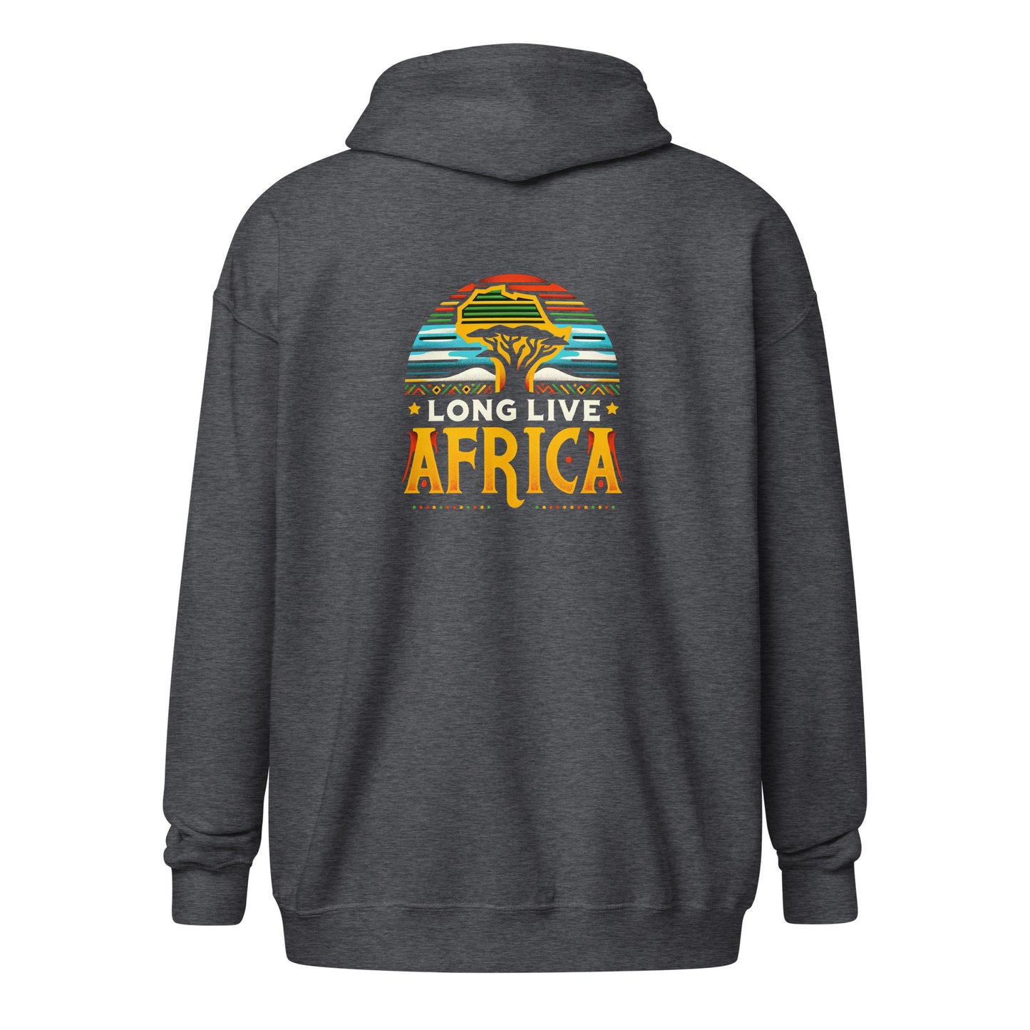 Long Live Africa - Unisex heavy blend zip hoodie