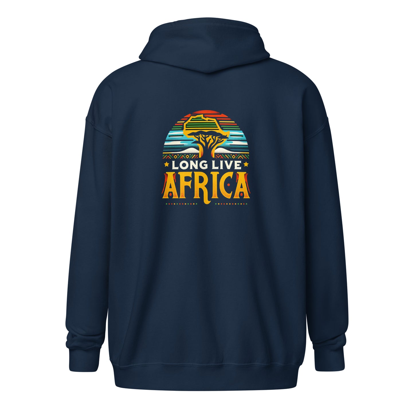 Long Live Africa - Unisex heavy blend zip hoodie