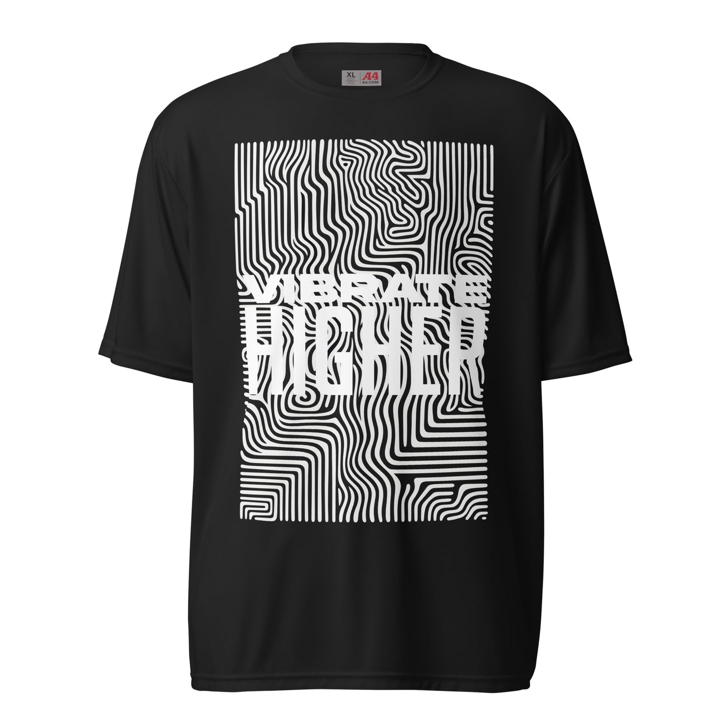 VIBRATE HIGHER - Unisex performance crew neck t-shirt