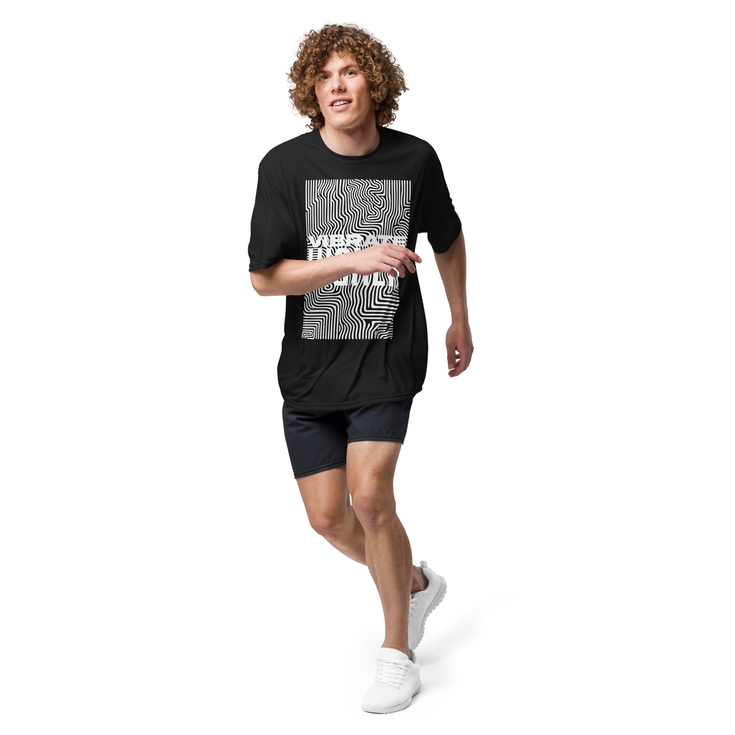 VIBRATE HIGHER - Unisex performance crew neck t-shirt