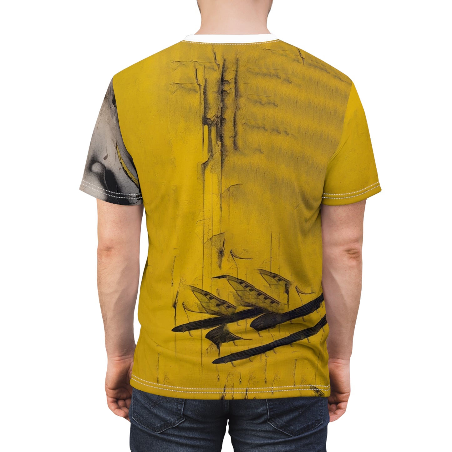 Yellow Moth - Unisex Cut & Sew Tee