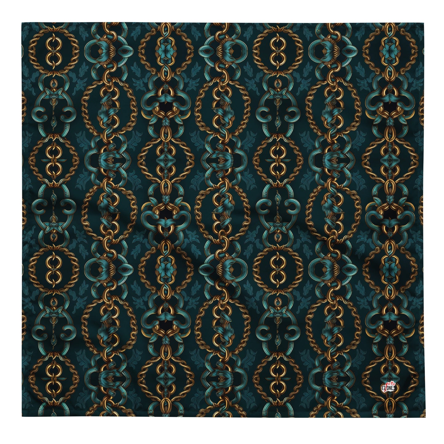Green Gold Chain - bandana