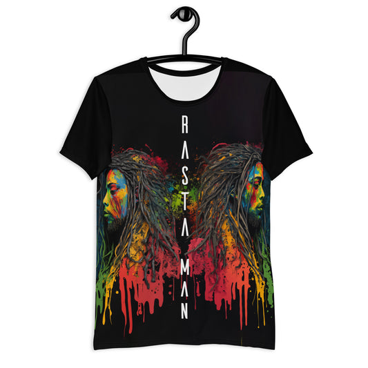 Rasta Man - Men's Athletic T-shirt