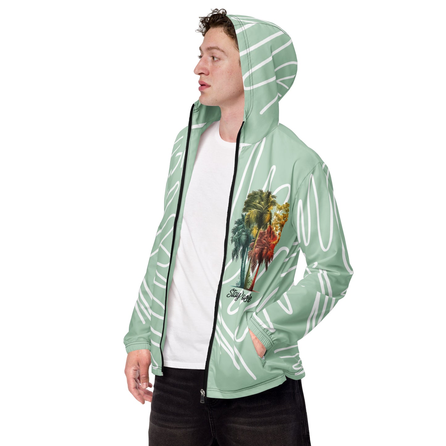 Stay Positive - Men’s windbreaker