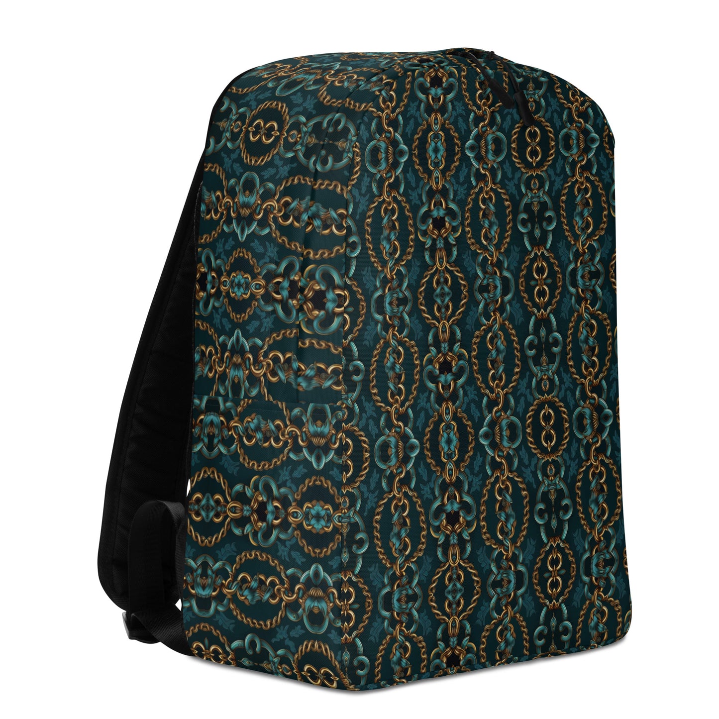 Green Gold Chain - Minimalist Backpack