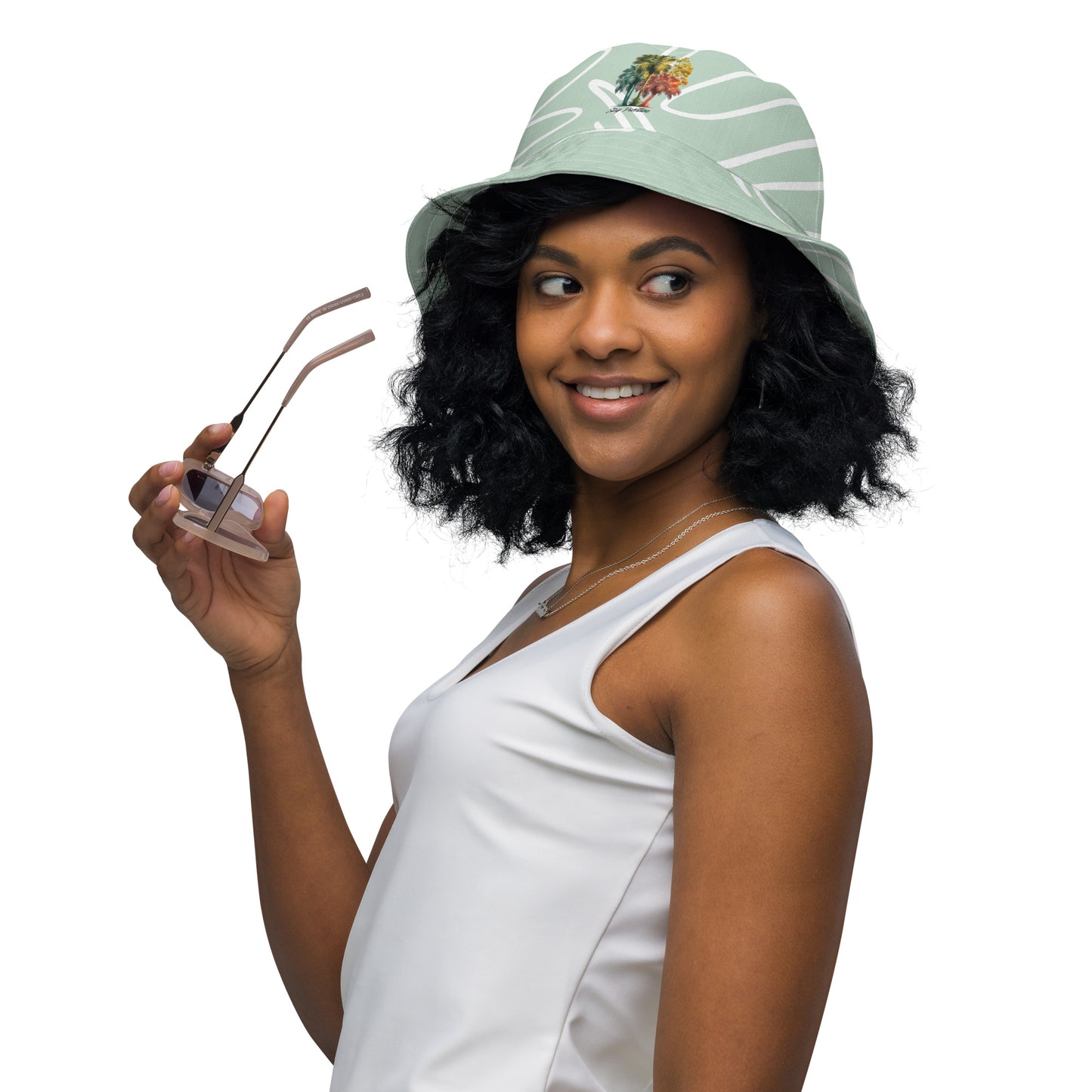 Stay positive - Reversible bucket hat