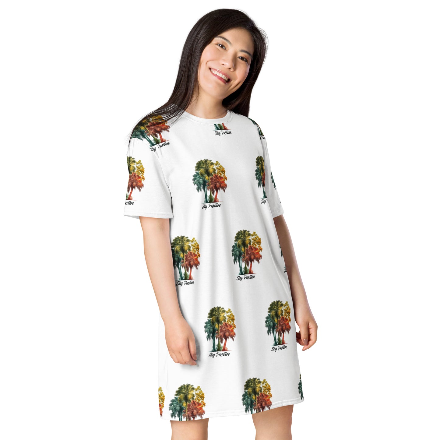Stay Positive - T-shirt dress
