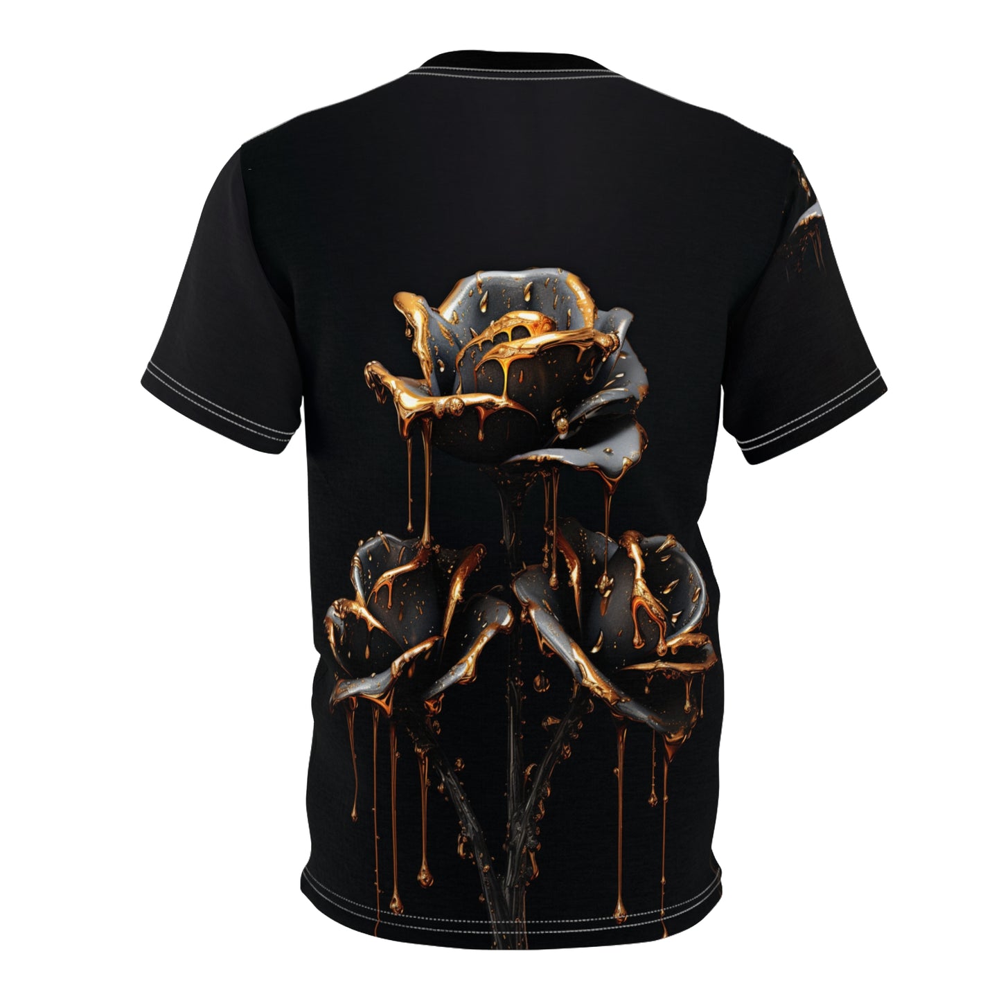 Blk Rose - Unisex Cut & Sew Tee
