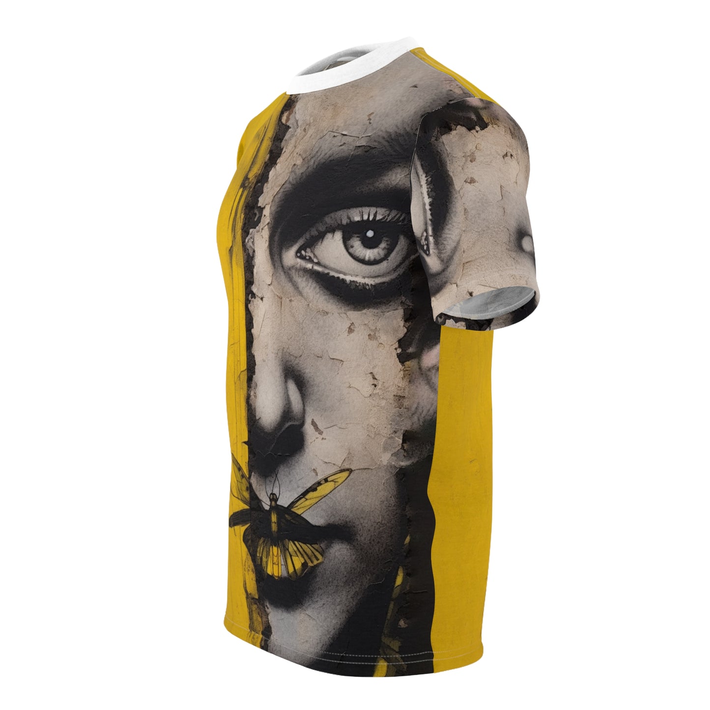 Yellow Moth - Unisex Cut & Sew Tee