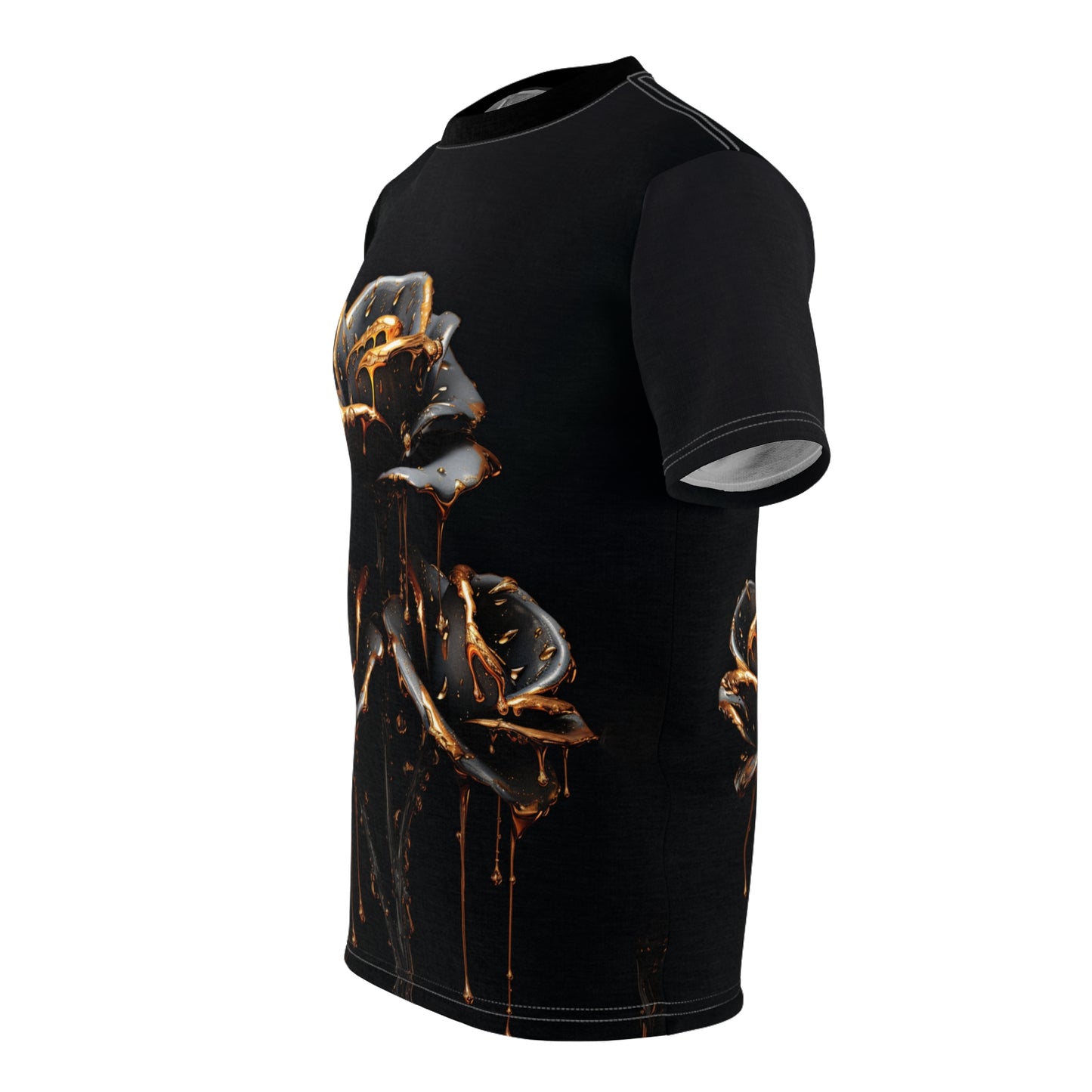 Blk Rose - Unisex Cut & Sew Tee