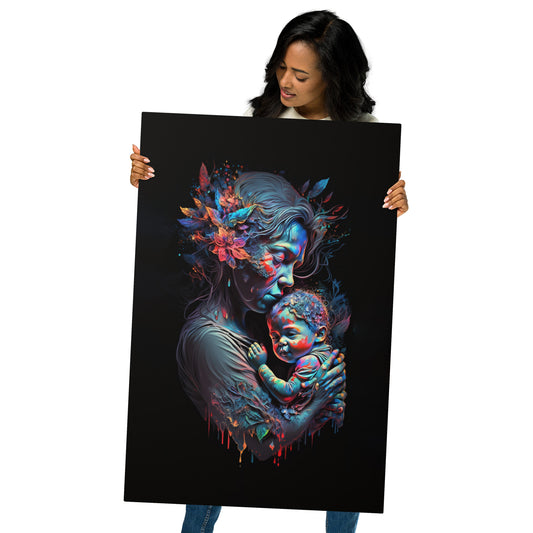 The Mother - Metal prints