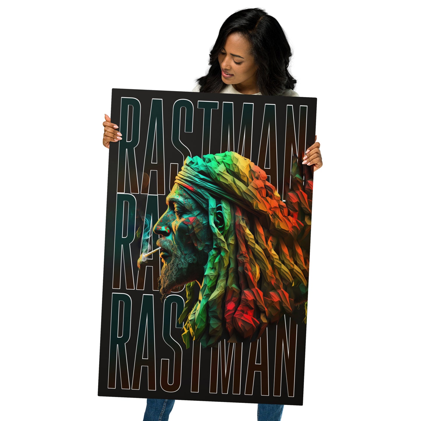 RastaMan - Metal prints