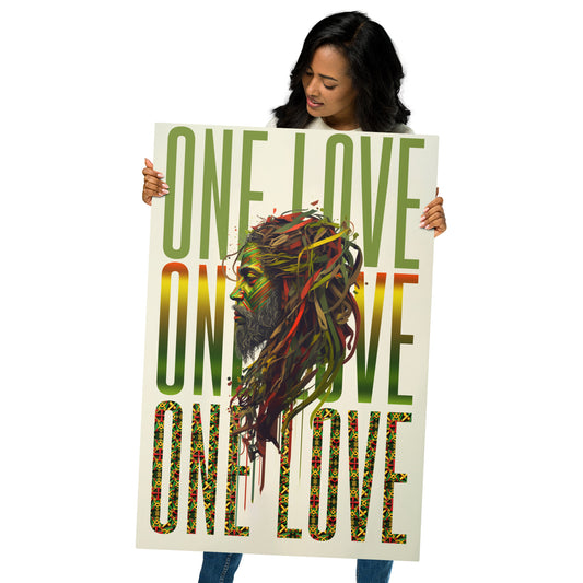 One Love - Metal prints